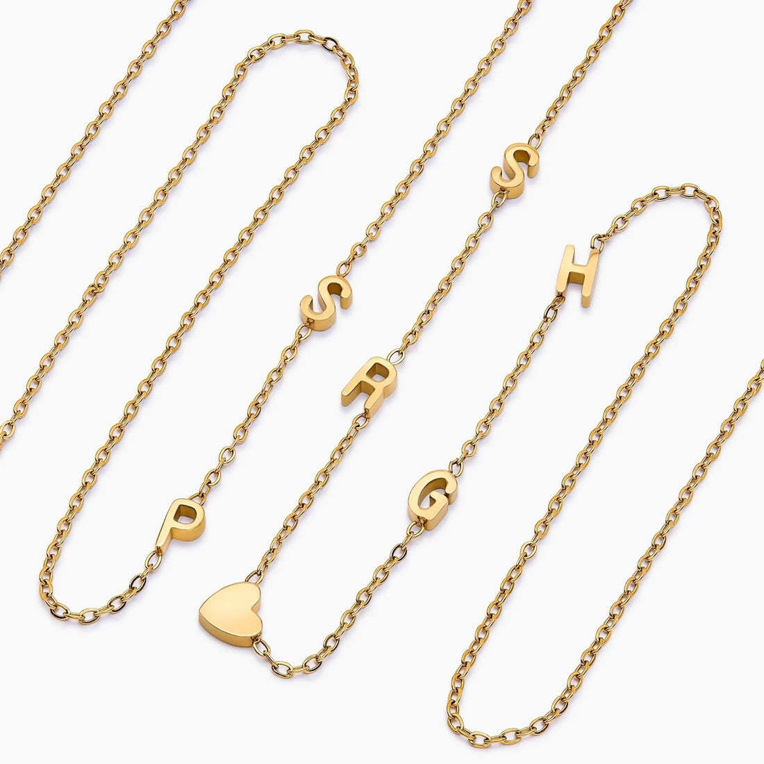 Multi Initial Necklace